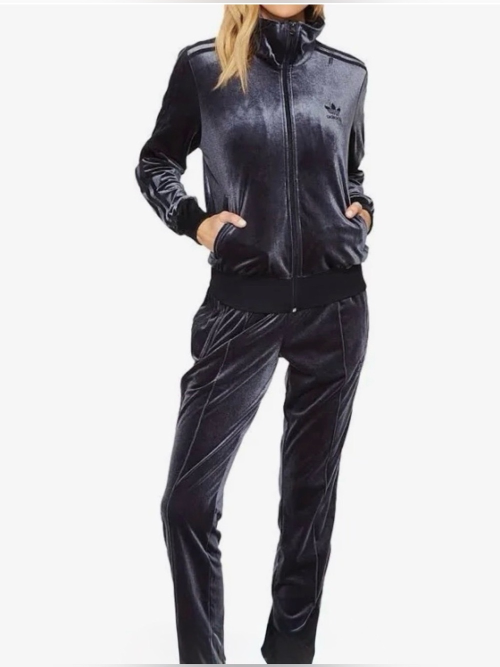 Adidas Originals Firebird Velour Tracksuit Set M